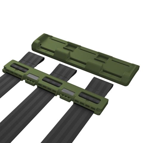 01216 - HOOK belt 25x3 Schnalle - Explosionsansicht - Farbe military olive - auslaufend