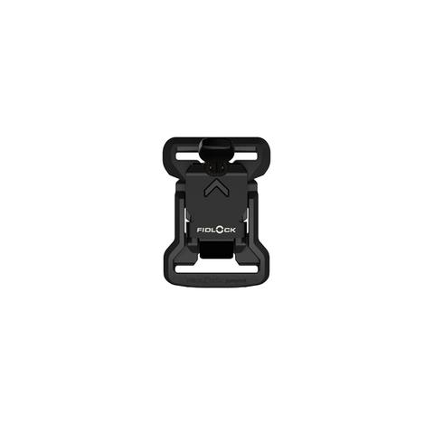 FV-27412 - V-BUCKLE S 20 black flap+ pull tab - Verschluss - Aufsicht